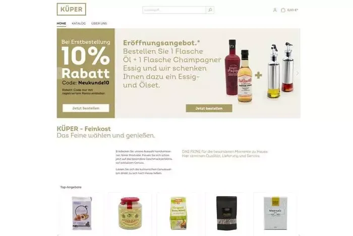 Feinkost KÜPER Referenz